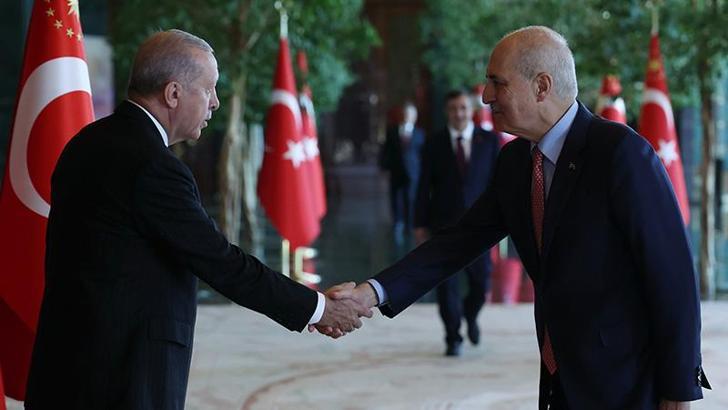 Cumhurbaşkanı Erdoğan, Zafer Bayramı tebriklerini kabul etti