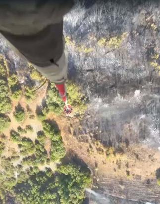 Balıkesir’deki orman yangını 13 saat sonra kontrol altına alındı