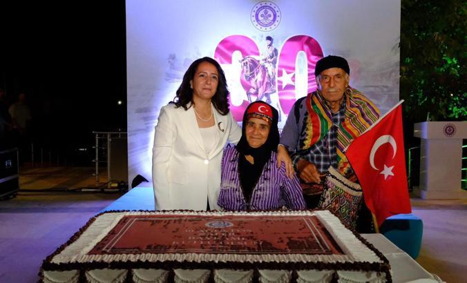 Burdur'da 30 Ağustos kabul töreni