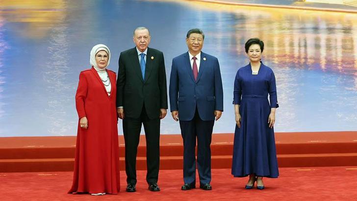 Cumhurbaşkanı Erdoğan, Çin Devlet Başkanı Şi’nin liderler onuruna verdiği yemeğe katıldı