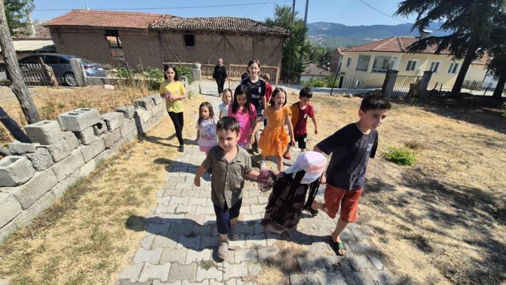 Amasya’da çocuklar yağmur duasına çıktı