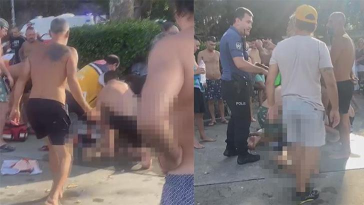 Kireçburnu sahilde boğulma tehlikesi geçiren kişi hastaneye kaldırıldı