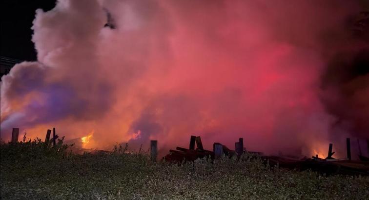 Düzce’de kereste fabrikasında yangın
