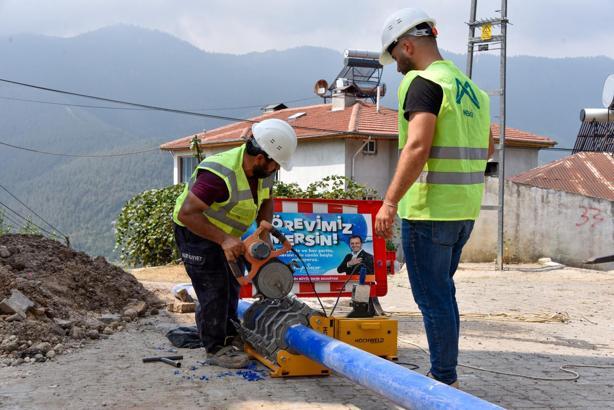 MESKİ, Değirmendere Mahallesi’nin içme suyu hattını yeniledi