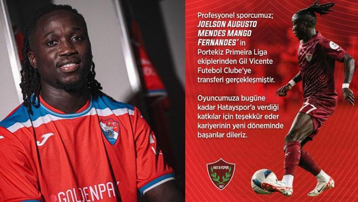 Hataysporlu Joelson Fernandes, Gil Vicente’ye transfer oldu