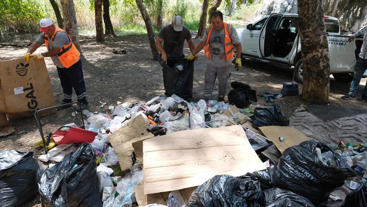 Kırkgöz'de temizlik çalışması