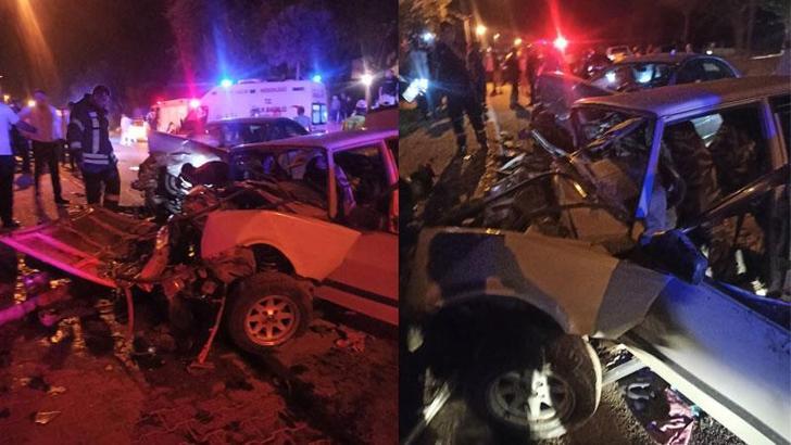 'Hatalı sollama' kazası: 4'ü ağır, 8 yaralı