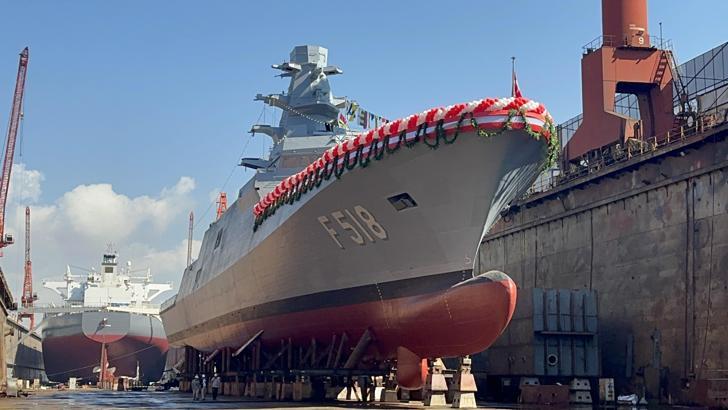 Yalova’da inşası tamamlanan TCG İçel denize indirildi