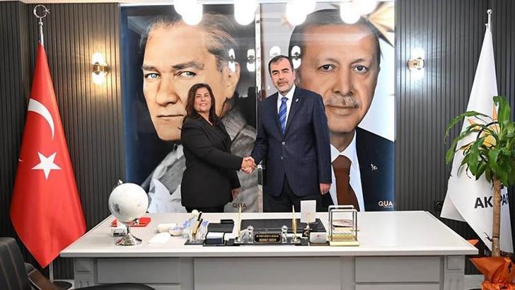 Özlem Çerçioğlu, AK Parti İl Başkanlığını ziyaret etti