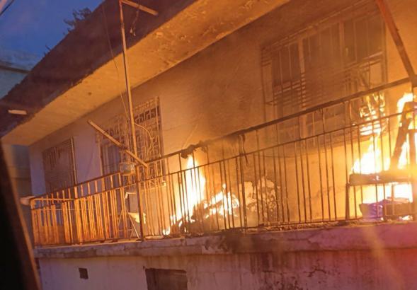 Adıyaman'da ev yangını