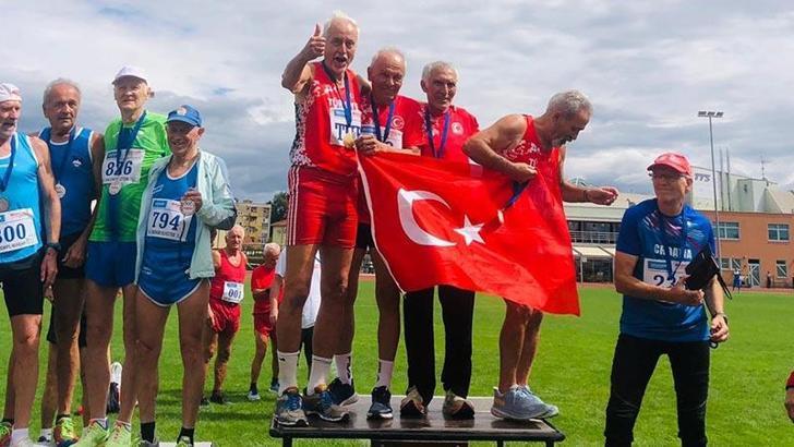 Bursalı master atlet, Balkan Şampiyonası’ndan 4 madalya ile döndü