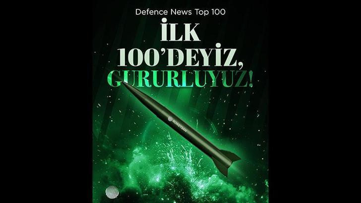 ROKETSAN, Defense News Top 100 Listesi'ndeki yerini korudu