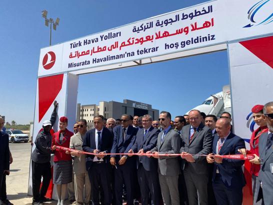 Türk Hava Yolları, Mısrata’ya yeniden uçmaya başladı