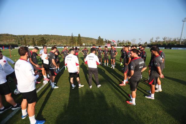 A Milli Takım, Gürcistan maçının hazırlıklarını sürdürüyor