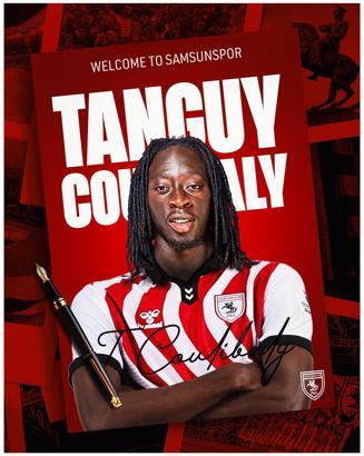 Samsunspor, Fransız kanat oyuncusu Tanguy Coulibaly ile sözleşme imzaladı