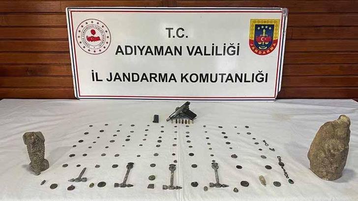 Adıyaman'da tarihi eser operasyonu: 4 gözaltı