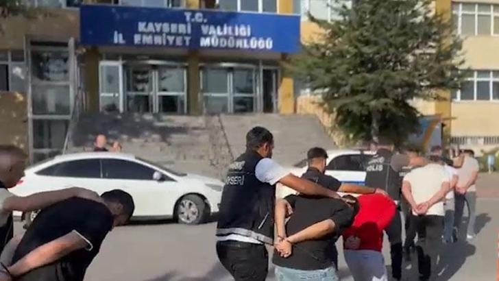 Kayseri’de uyuşturucu operasyonu: 13 tutuklama