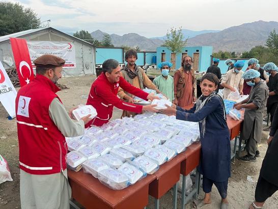 Türk Kızılay'dan Afganistan’da meydana gelen 6,0 büyüklüğündeki deprem sonrası yardım
