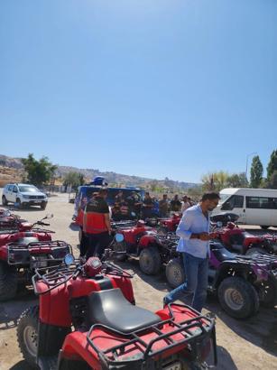 Kapadokya'da ATV tur faaliyeti yapan işletmeler denetlendi