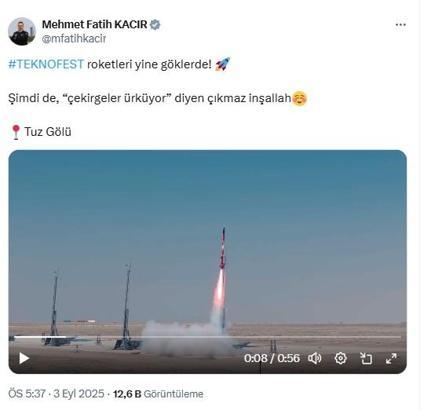 Bakan Kacır'dan Özel'e çekirgeli roket göndermesi