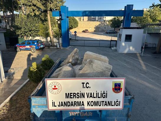 Mersin’de tarihi eser operasyonu: 2 gözaltı