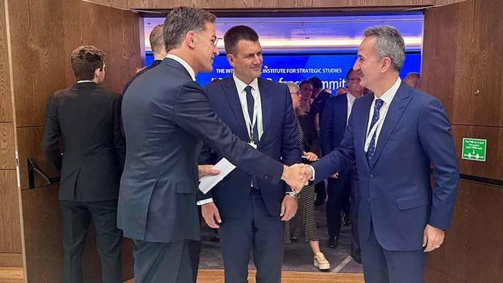 Savunma Sanayii Başkanı Görgün, NATO Genel Sekreteri Rutte ile görüştü