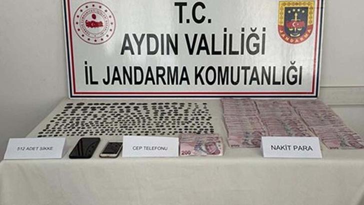 Durdurulan otomobilde tarihi eser ele geçirildi