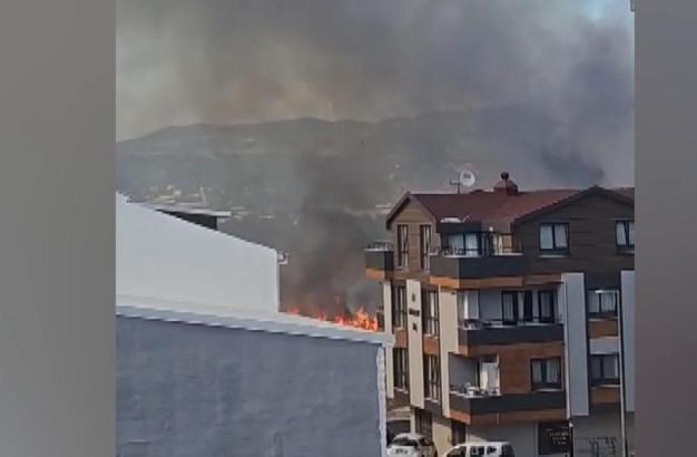 Bursa’da çamlık yangını; yerleşim yerlerine sıçramadan söndürüldü