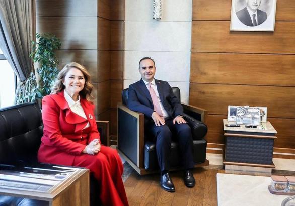 Başkan Topak, Bakan Kacır'ı ziyaret etti