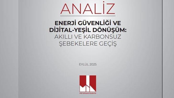 Milli İstihbarat Akademisi'nden enerji güvenliği analizi