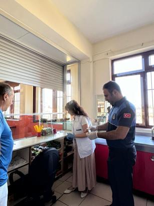 Zabıtadan okul kantinlerinde denetim