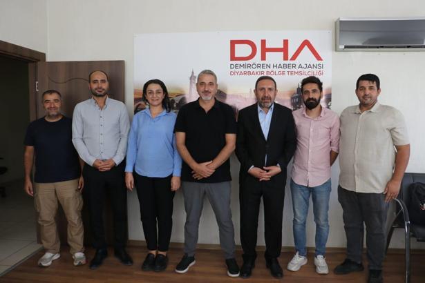 Diyarbakır Aile ve Sosyal Hizmetler İl Müdürü Aydın Polat’tan DHA’ya ziyaret