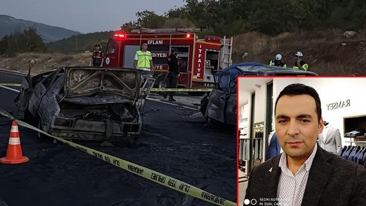 Karabük'te iki otomobilin çarpışıp alev aldığı kazada ölü sayısı 4’e çıktı