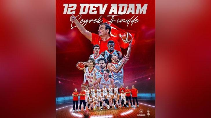 A Milli Erkek Basketbol Takımı, EuroBasket 2025'te çeyrek finalde