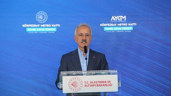 Bakan Uraloğlu: Kent içi raylı sistem uzunluğunu 745 kilometreye çıkaracağız