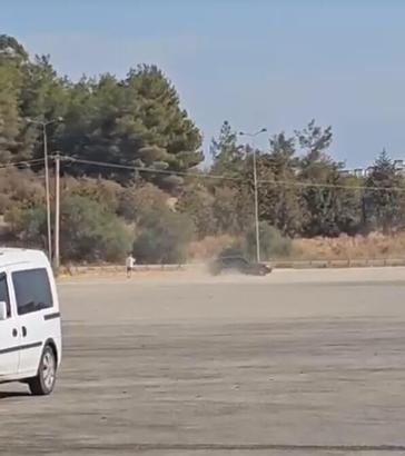 Urla’da drift yapan sürücüye ceza