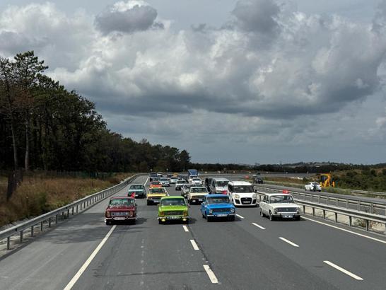 Arnavutköy’de Nostaljik Araba Fuarı düzenlendi