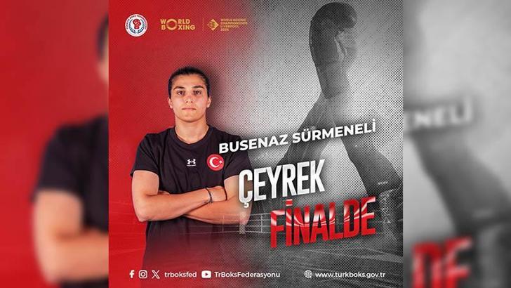 Busenaz Sürmeneli, Dünya Boks Şampiyonası’nda çeyrek finale çıktı