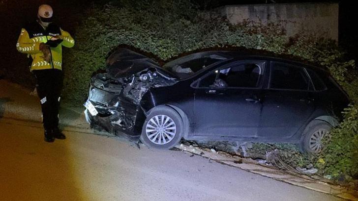 Bursa'da 2 otomobil çarpıştı: 4 yaralı