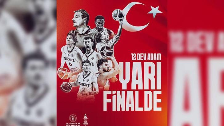 12 Dev Adam’ın yarı finaldeki rakibi Yunanistan oldu