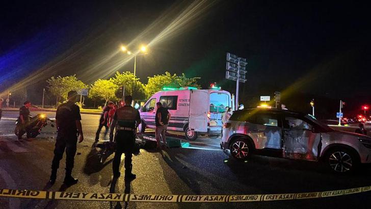 Fethiye'de, otomobil ile çarpışan motosikletin sürücüsü öldü