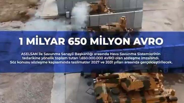 SSB ve ASELSAN'dan 1,6 milyar avroluk tedarik sözleşmesi