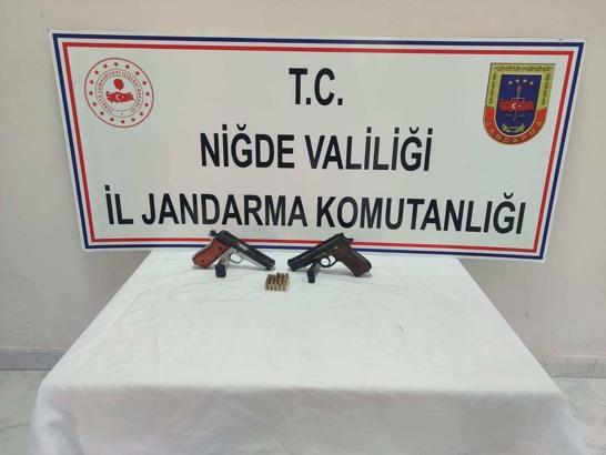 Niğde’de ruhsatsız silah operasyonu: 1 gözaltı