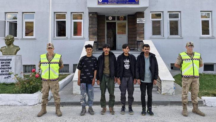 Bitlis'te 4 kaçak göçmen yakalandı