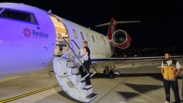 Kalp hastası bebek, ambulans uçakla sevk edildi