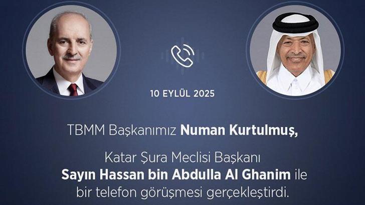 TBMM Başkanı Kurtulmuş, Katarlı mevkidaşı Al Ghanim ile görüştü