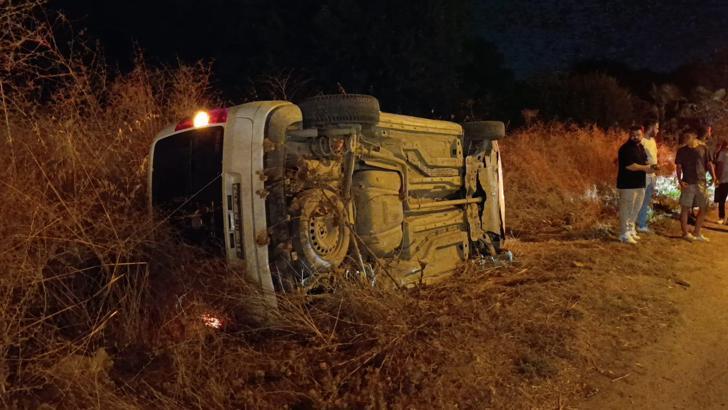 Bursa'da cip ile hafif ticari araç çarpıştı