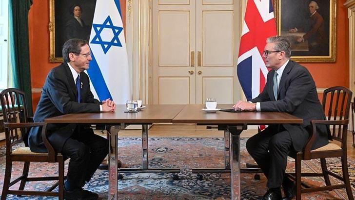 İngiltere Başbakanı Starmer, İsrail Cumhurbaşkanı Herzog ile görüştü