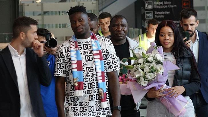 Trabzonspor’un yeni transferi Onana şehre geldi