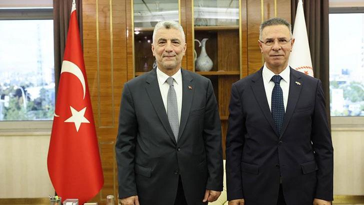 Filistin Büyükelçisi Mustafa’dan Bakan Bolat’a veda ziyareti